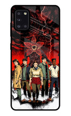 Ordinary Things Characters Samsung A31 Glass Case