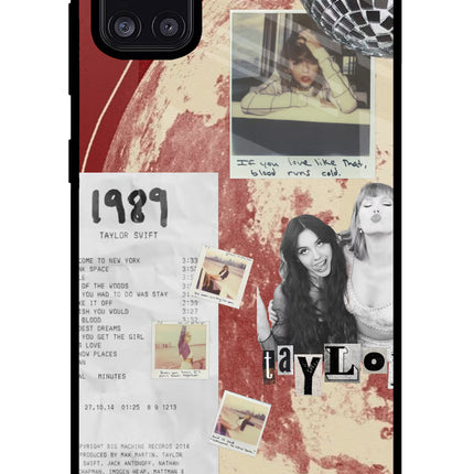 Taylor Swift Samsung A31 Glass Case