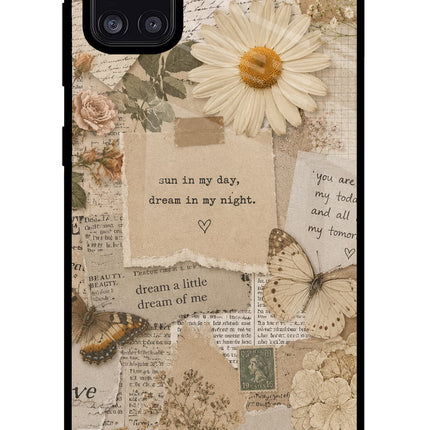 Vintage case Samsung A31 Glass Case