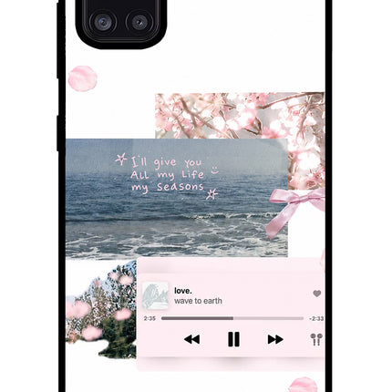 Wave to earth Samsung A31 Glass Case