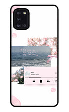 Wave to earth Samsung A31 Glass Case