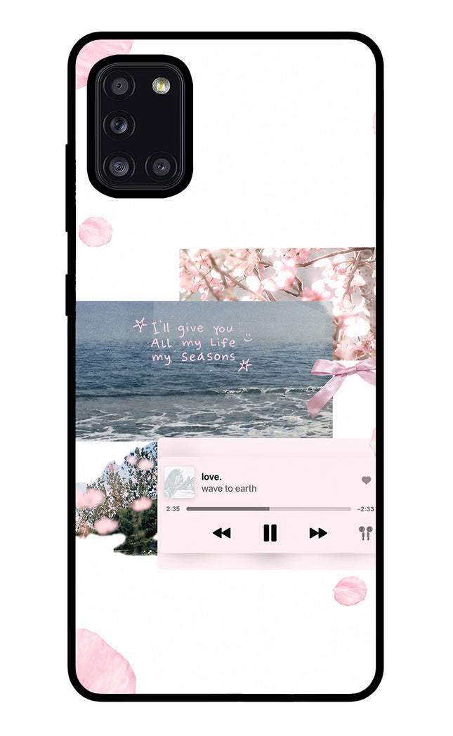 Wave to earth Samsung A31 Glass Case