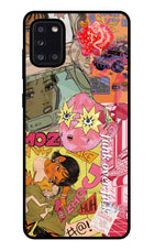 Funkover Samsung A31 Glass Case