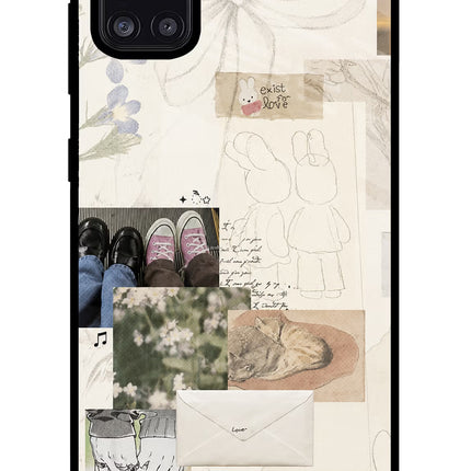 Soft Aesthetic Samsung A31 Glass Case