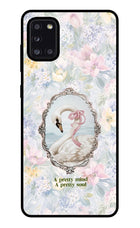 Pretty Mind Pretty Soul Samsung A31 Glass Case