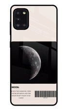Moon Phase Samsung A31 Glass Case