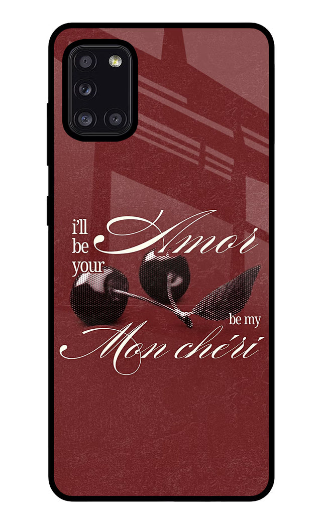 Velvet Cherry Samsung A31 Glass Case
