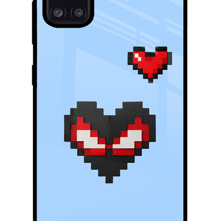 Peter Heart Samsung A31 Glass Case