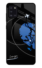 Love Orbit Samsung A31 Glass Case