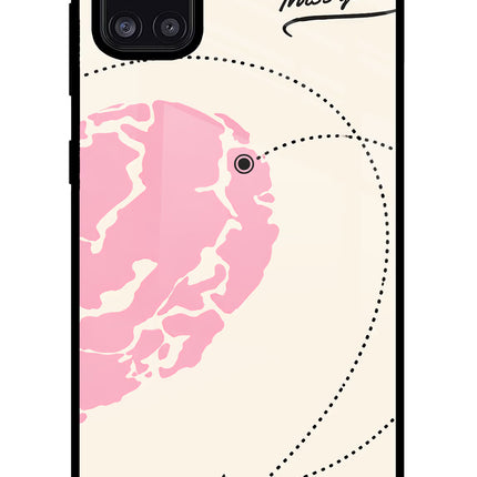Miss Orbit Samsung A31 Glass Case