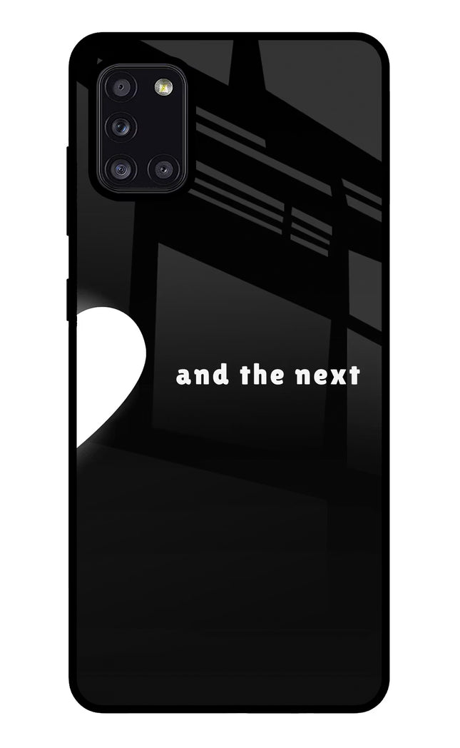 Next World Samsung A31 Glass Case