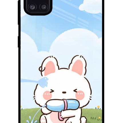 Bunny Treat Samsung A31 Glass Case