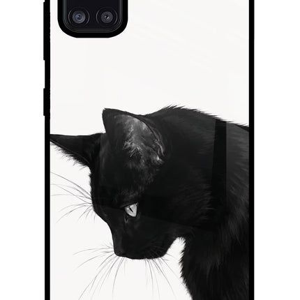 Shadow Gaze Samsung A31 Glass Case