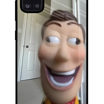 Side Eye Woody Samsung A31 Glass Case