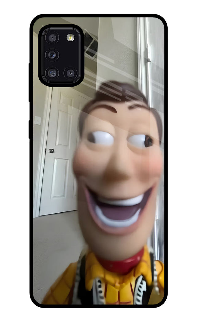 Side Eye Woody Samsung A31 Glass Case