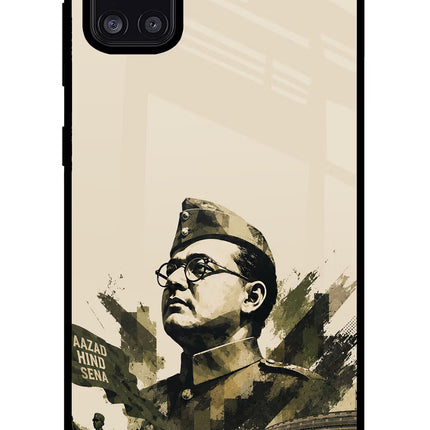 Netaji Rising Samsung A31 Glass Case