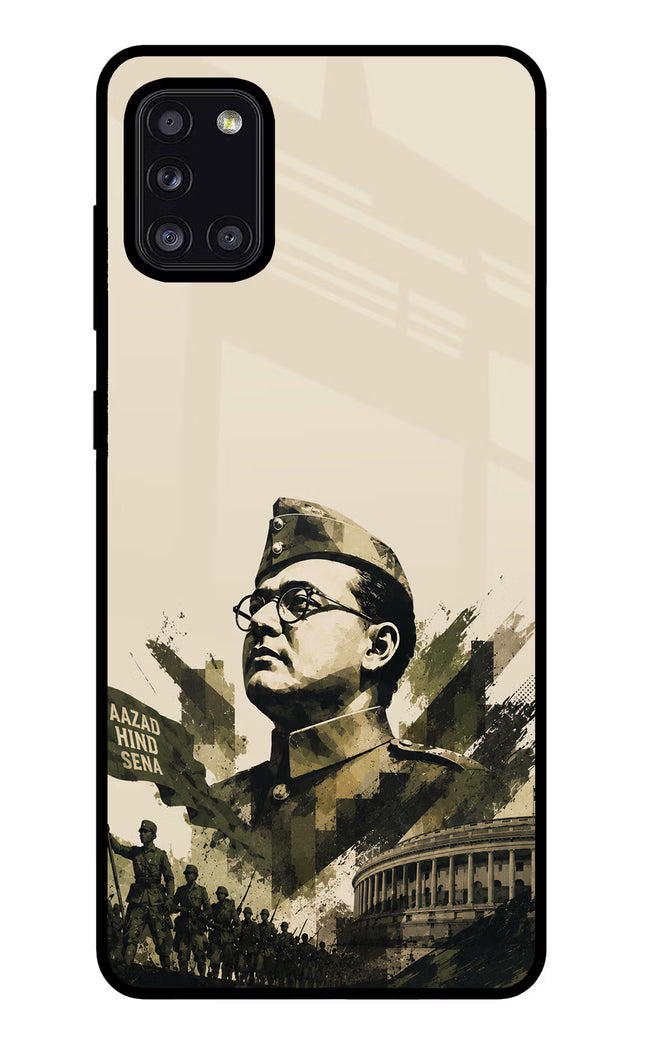 Netaji Rising Samsung A31 Glass Case