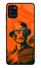 Bhagat Singh Legacy Samsung A31 Glass Case