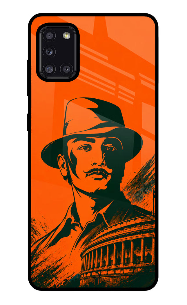 Bhagat Singh Legacy Samsung A31 Glass Case