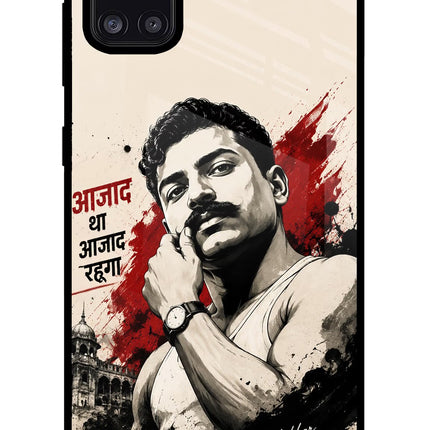 Chandrashekhar Azad Fearless Samsung A31 Glass Case