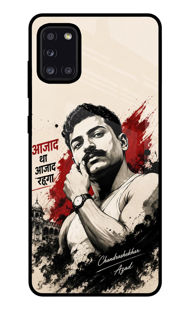 Chandrashekhar Azad Fearless Samsung A31 Glass Case