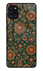 Green Pataka Samsung A31 Glass Case