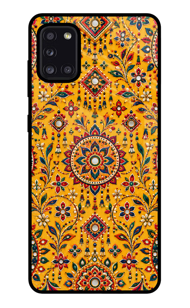 Sunlit Aura Samsung A31 Glass Case