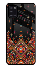 Noir Mehfil Samsung A31 Glass Case