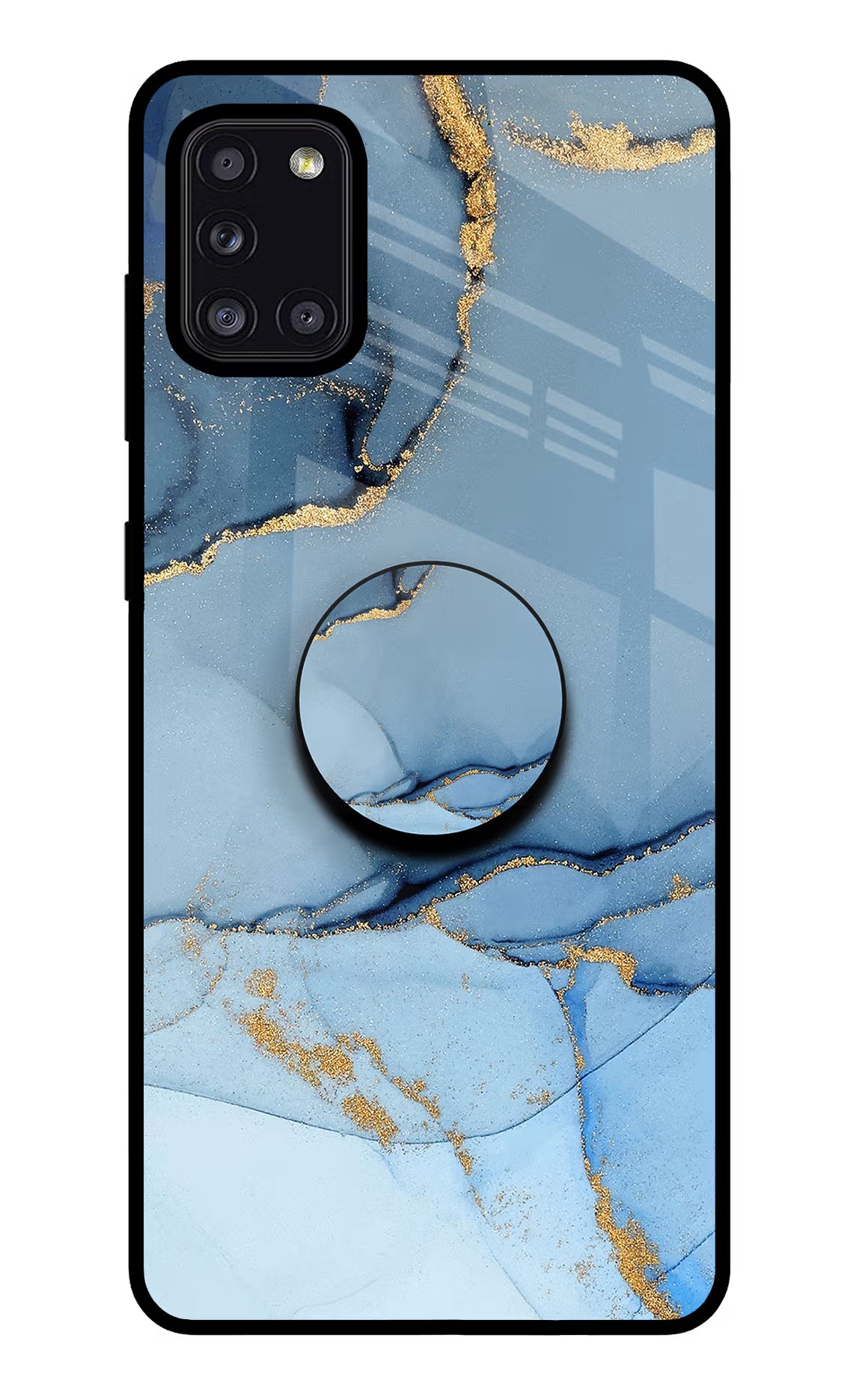 Blue Marble Samsung A31 Pop Case by Casekaro