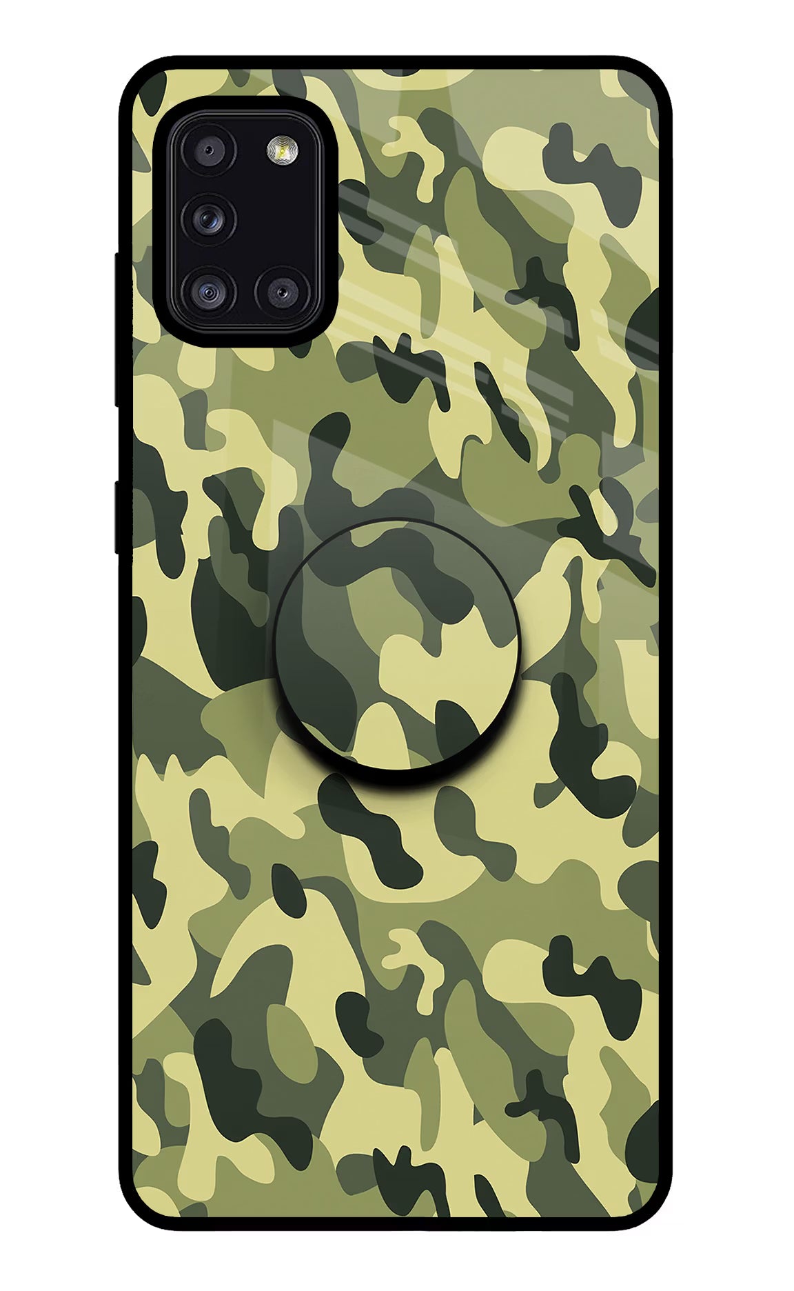 Camouflage Samsung A31 Pop Case by Casekaro