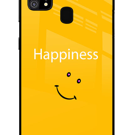 Happiness With Smiley Samsung M31/F41 Glass Case Back Cover by Casekaro