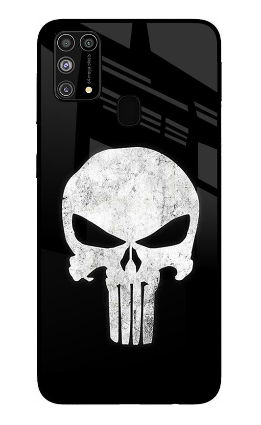 Punisher Skull Samsung M31/F41 Glass Case