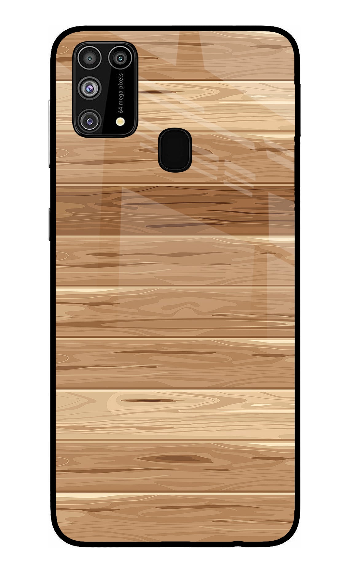 Wooden Vector Samsung M31/F41 Back Cover