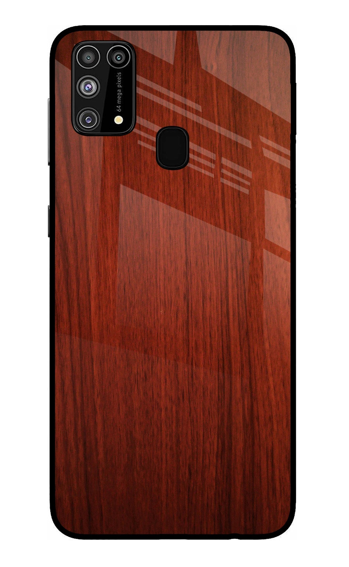 Wooden Plain Pattern Samsung M31/F41 Back Cover