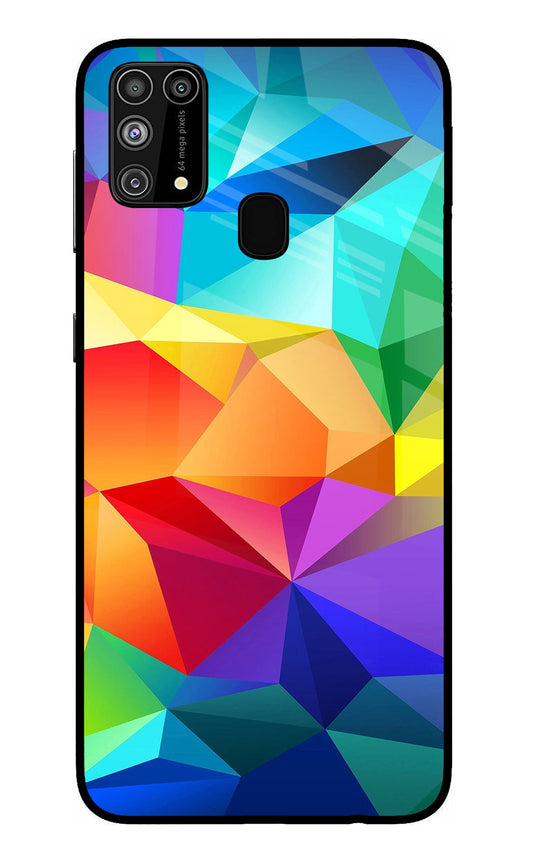 Abstract Pattern Samsung M31/F41 Glass Case