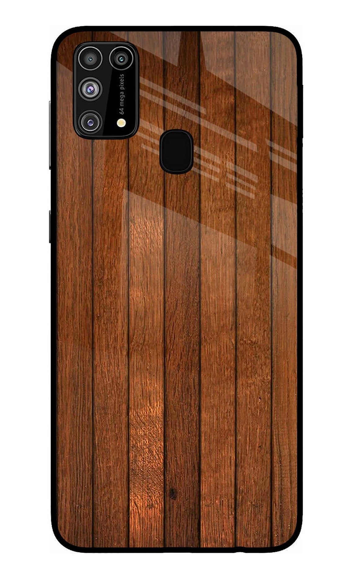 Wooden Artwork Bands Samsung M31/F41 Back Cover