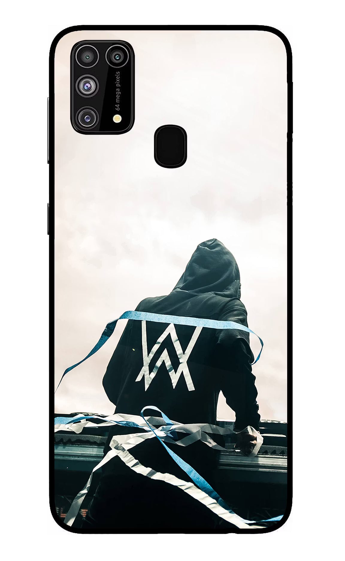Alan Walker Samsung M31/F41 Glass Case Back Cover by Casekaro