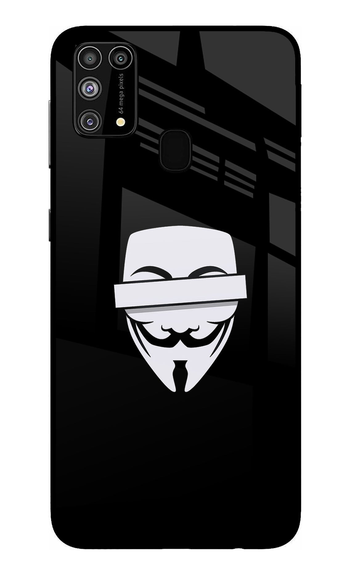 Anonymous Face Samsung M31/F41 Back Cover