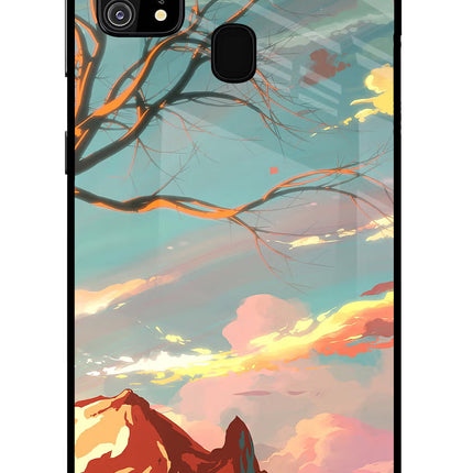 Scenery Samsung M31/F41 Glass Case Back Cover by Casekaro