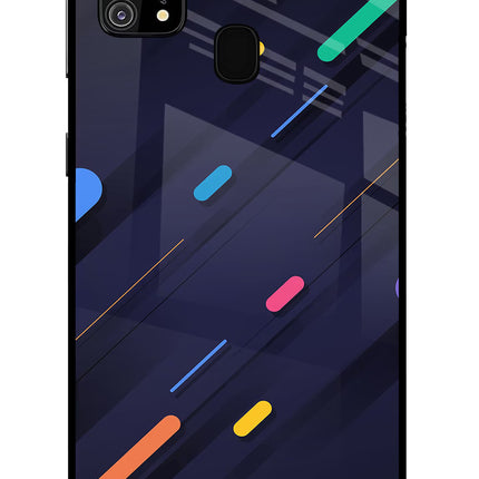Abstract Design Samsung M31/F41 Glass Case