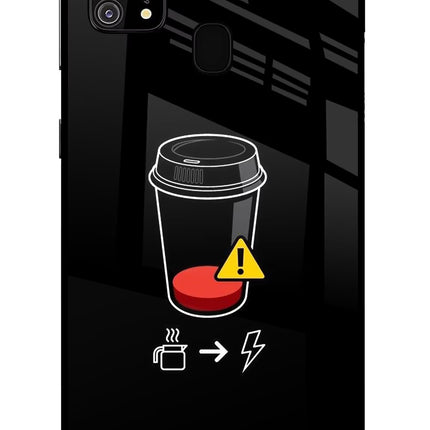 Coffee Samsung M31/F41 Glass Case Back Cover by Casekaro