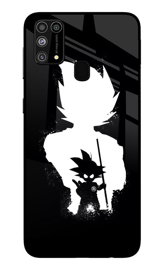 Goku Shadow Samsung M31/F41 Glass Case