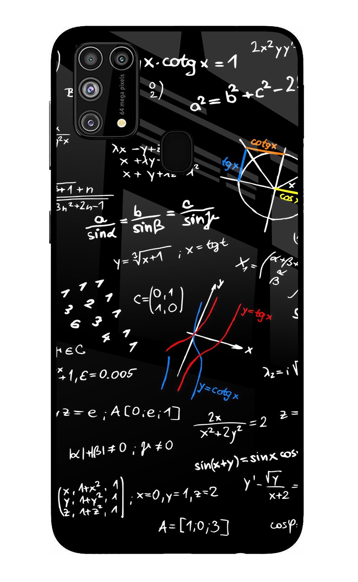 Mathematics Formula Samsung M31/F41 Back Cover