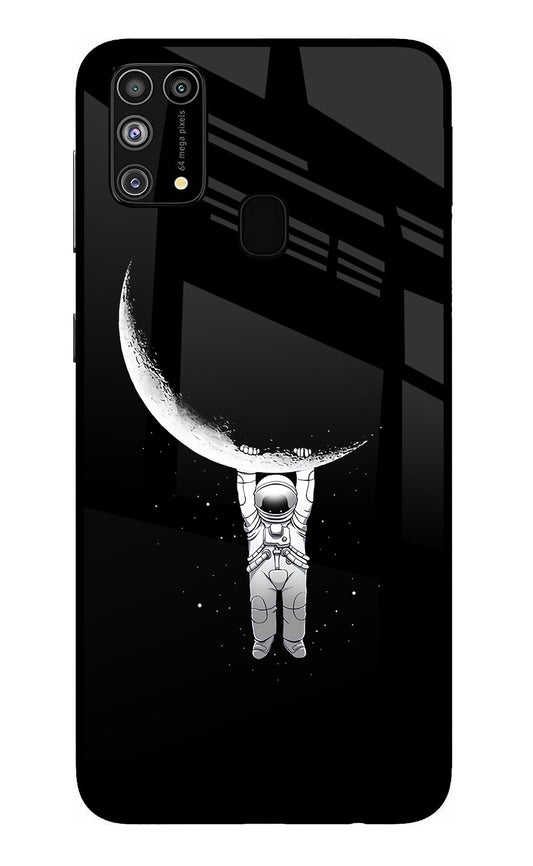 Moon Space Samsung M31/F41 Glass Case