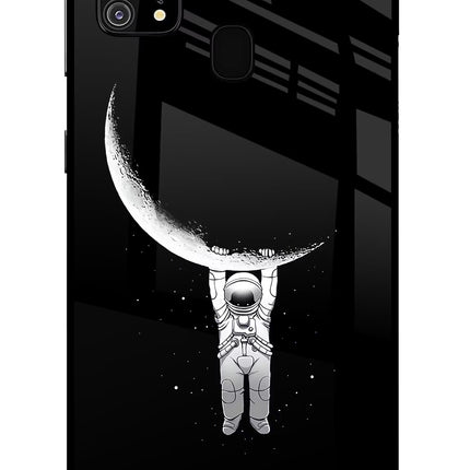 Moon Space Samsung M31/F41 Glass Case Back Cover by Casekaro