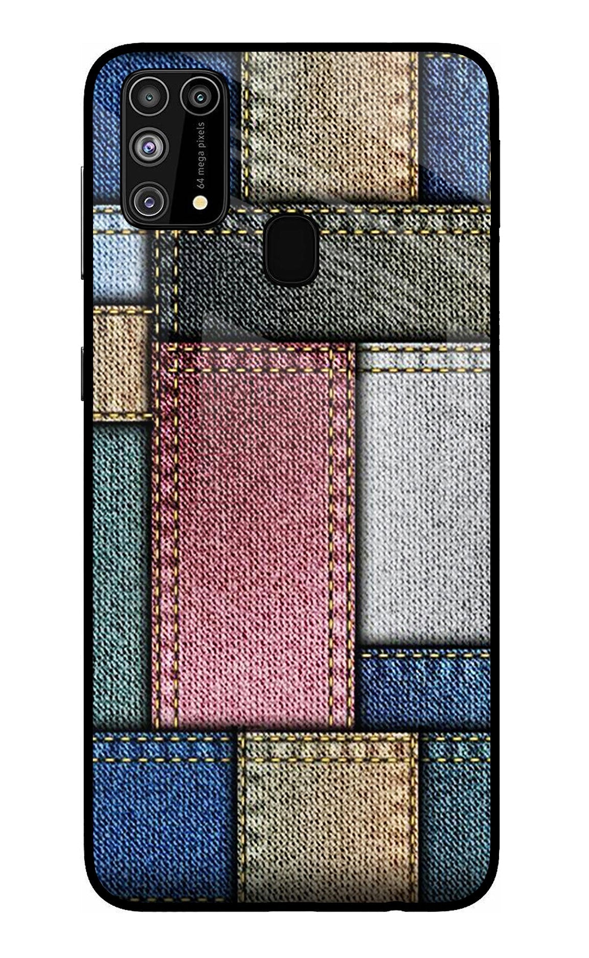 Multicolor Jeans Samsung M31/F41 Back Cover