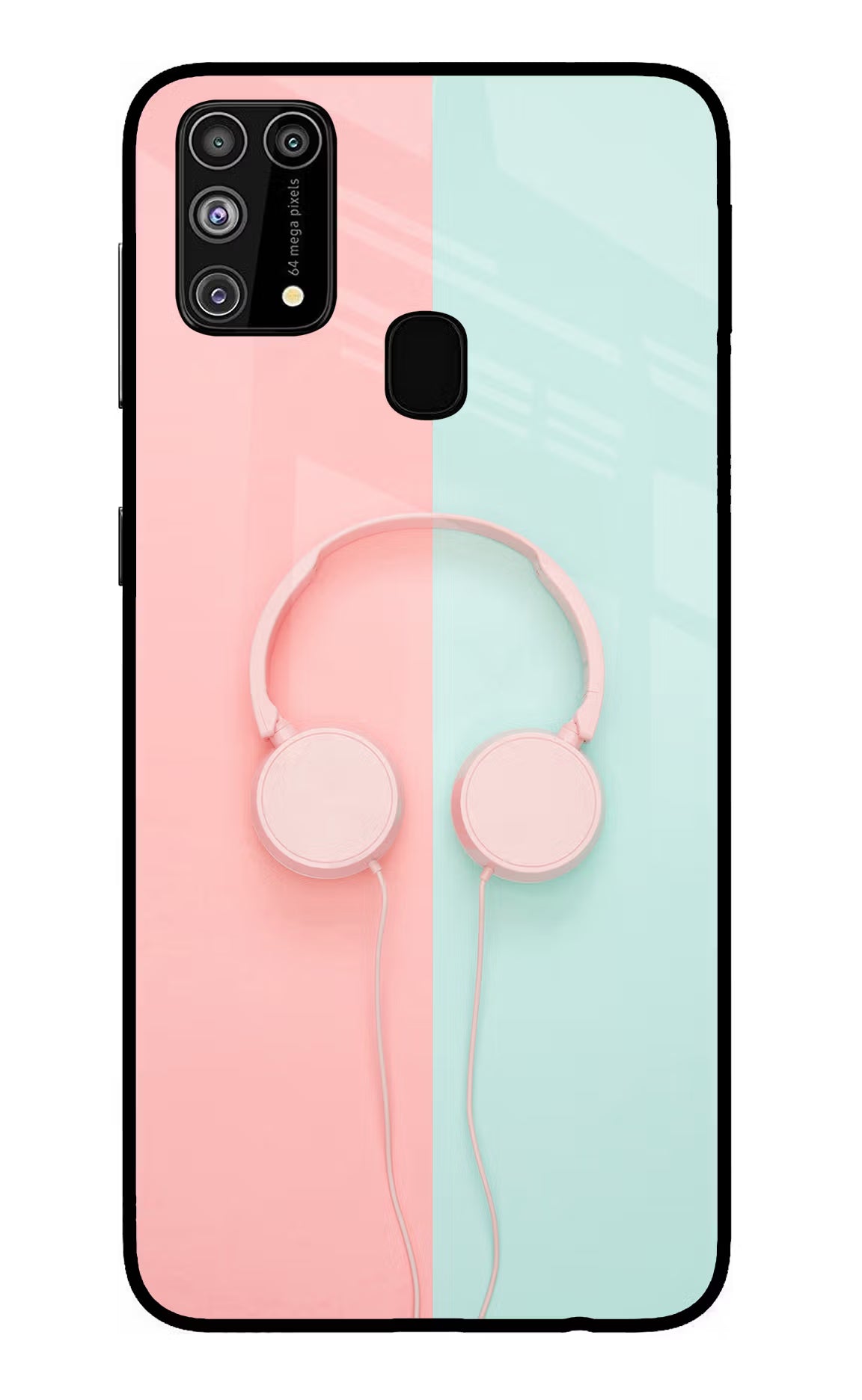 Music Lover Samsung M31/F41 Glass Case Back Cover by Casekaro