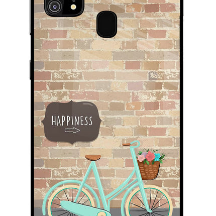 Happiness Artwork Samsung M31/F41 Glass Case Back Cover by Casekaro