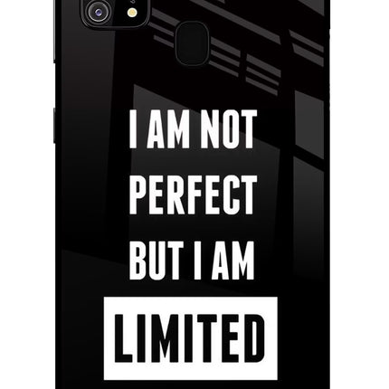 I Am Not Perfect But I Am Limited Edition Samsung M31/F41 Glass Case Back Cover by Casekaro