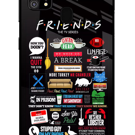 FRIENDS Samsung M31/F41 Glass Case Back Cover by Casekaro